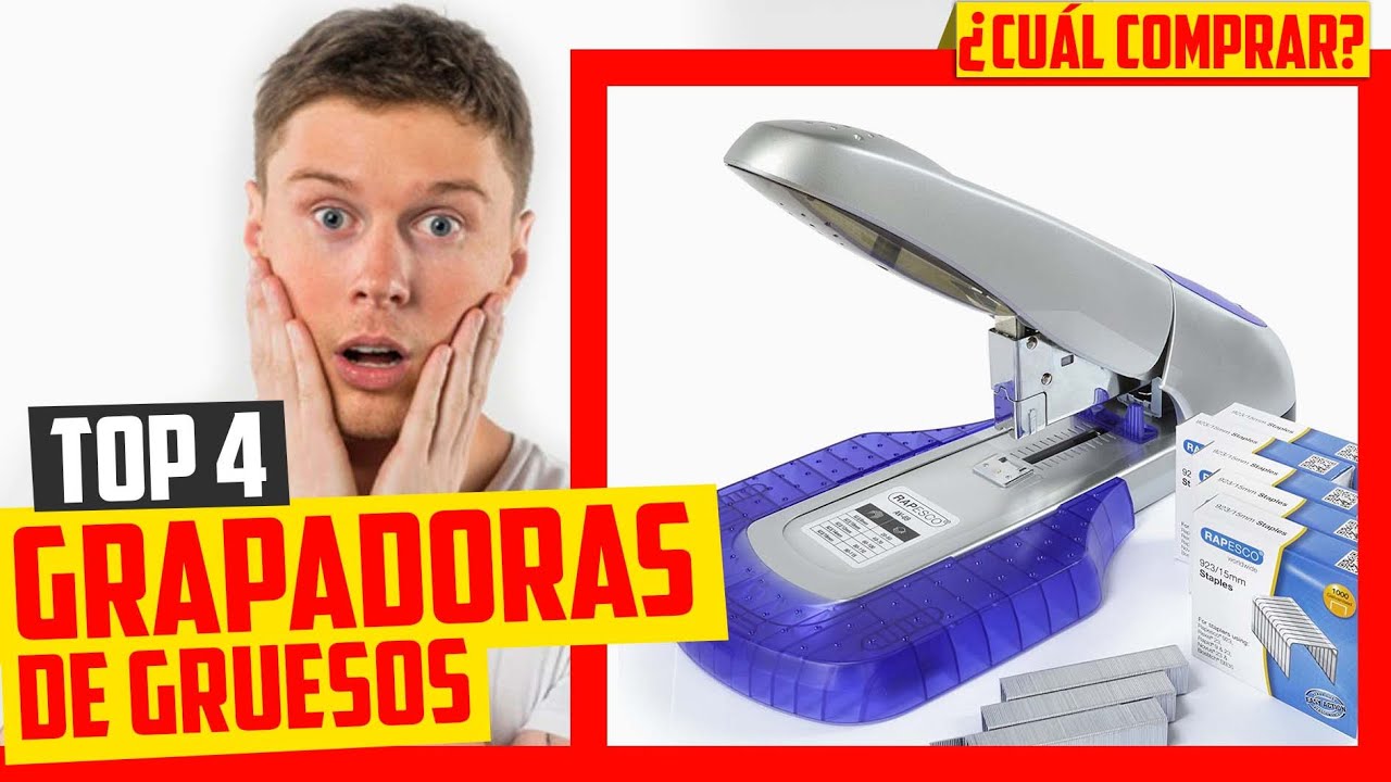 📌Mejor GRAPADORA de Documentos 📰 Grandes Barata | ▶Amazon 2020◀ | Rapesco para Oficina