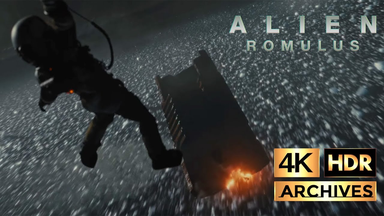 Alien: Romulus |4K-HDR| Final Fight 4/4 - Rain Vs Xenomorph Hybrid (2024)