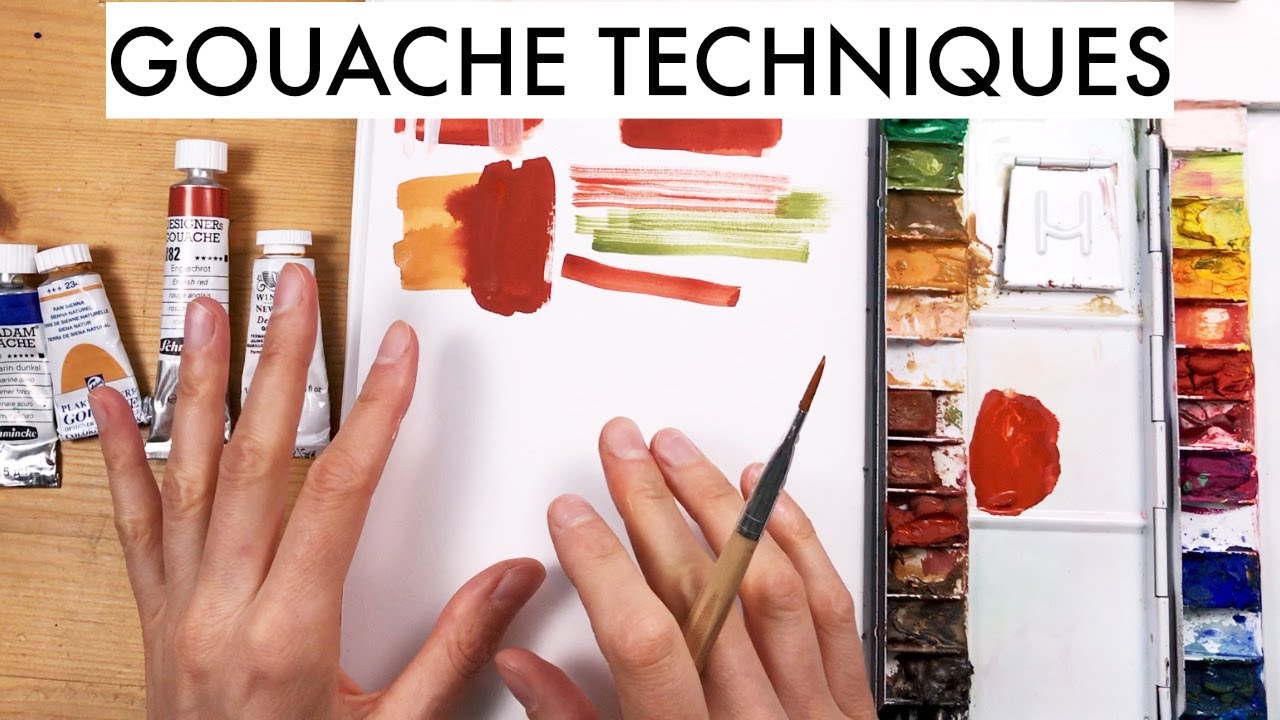 Sketchbook Techniques for Gouache - How To Get Started With Gouache Paint