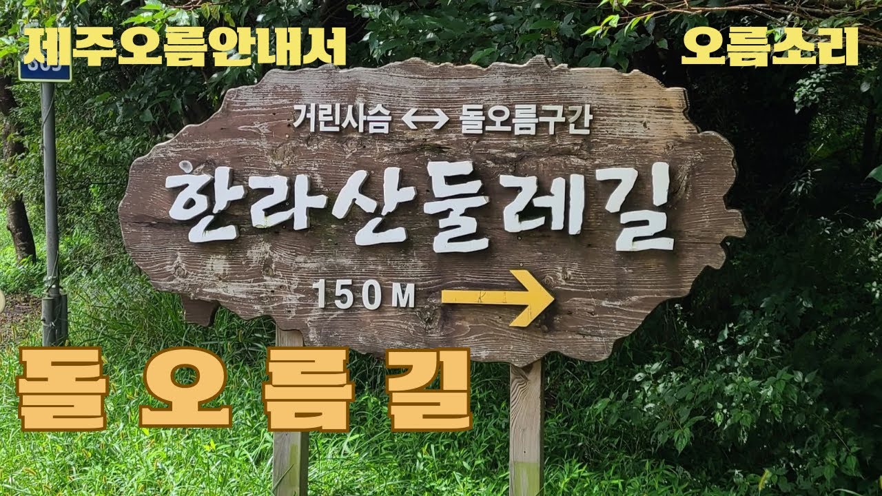 186. (2023.9.3) 서귀포시 색달동 및 대포동에 위치한 한라산둘레길 2코스 돌오름길 탐방로 소개