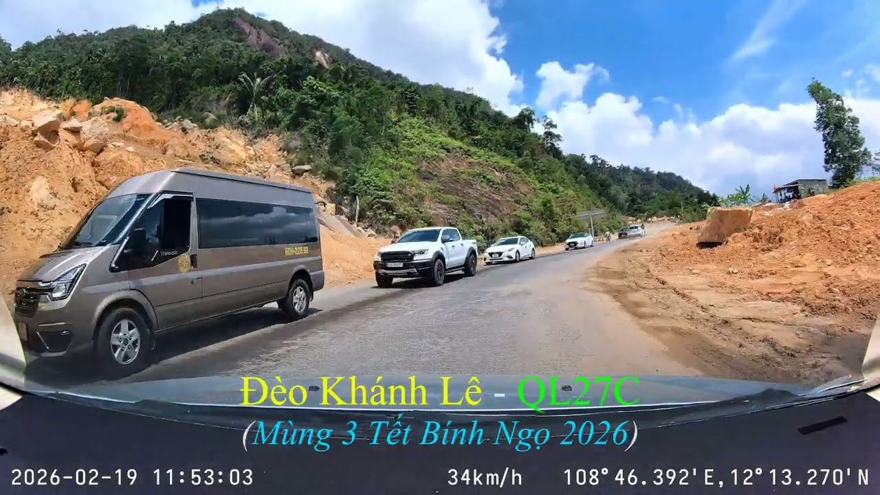 Đèo Khánh Lê, QL27C_ Mùng 3 Tết Bính Ngọ 2026! (35km)