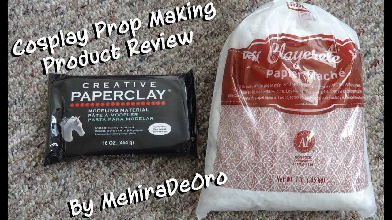 Cosplay Prop Making: Paperclay vs Claycrete Papier mache
