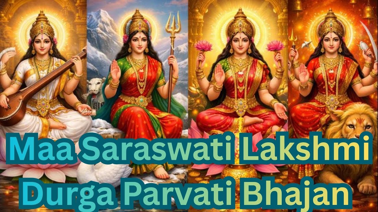 माँ सरस्वती | पार्वती | लक्ष्मी | दुर्गा भजन  | New Bhajan | Peaceful Mantra | Daily Morning Bhajan