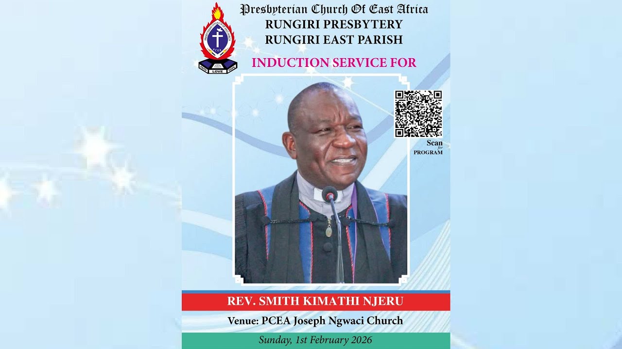 Induction Service for Rev. Smith Kimathi Njeru