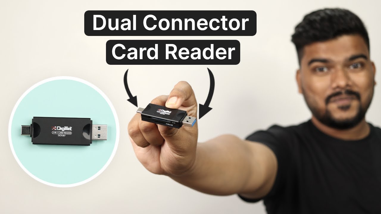 Budget Friendly Dual Connector Card Reader | Digitek DCR 007 Review