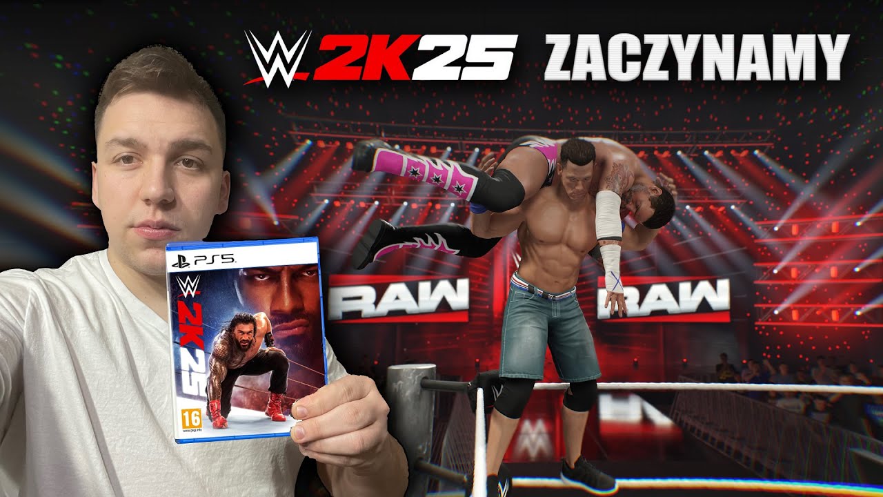 ZAGRAJMY W WWE 2K25! CZYM 2K NAS ZASKOCZY? PS5 GAMEPLAY PL