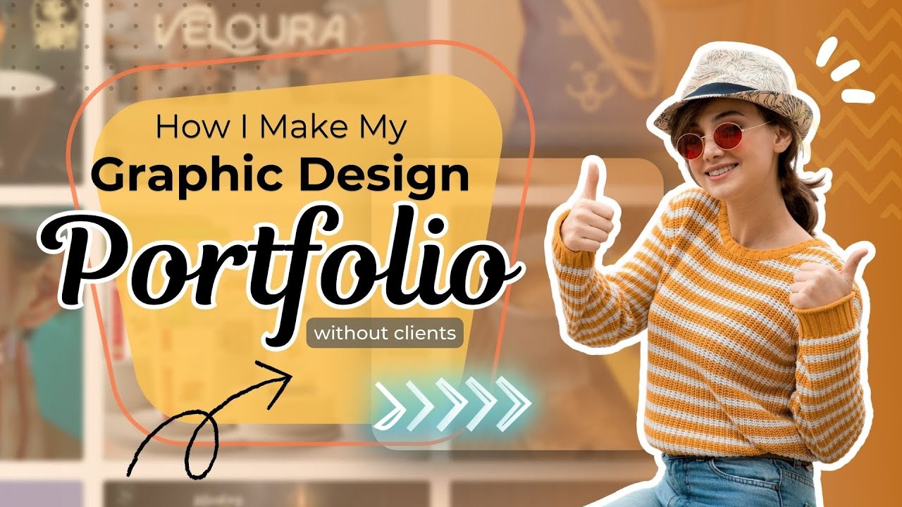 My Graphic Design Portfolio | How You Can Also Create By Following My Steps [ COMPLETE PROCESS ] 🚀