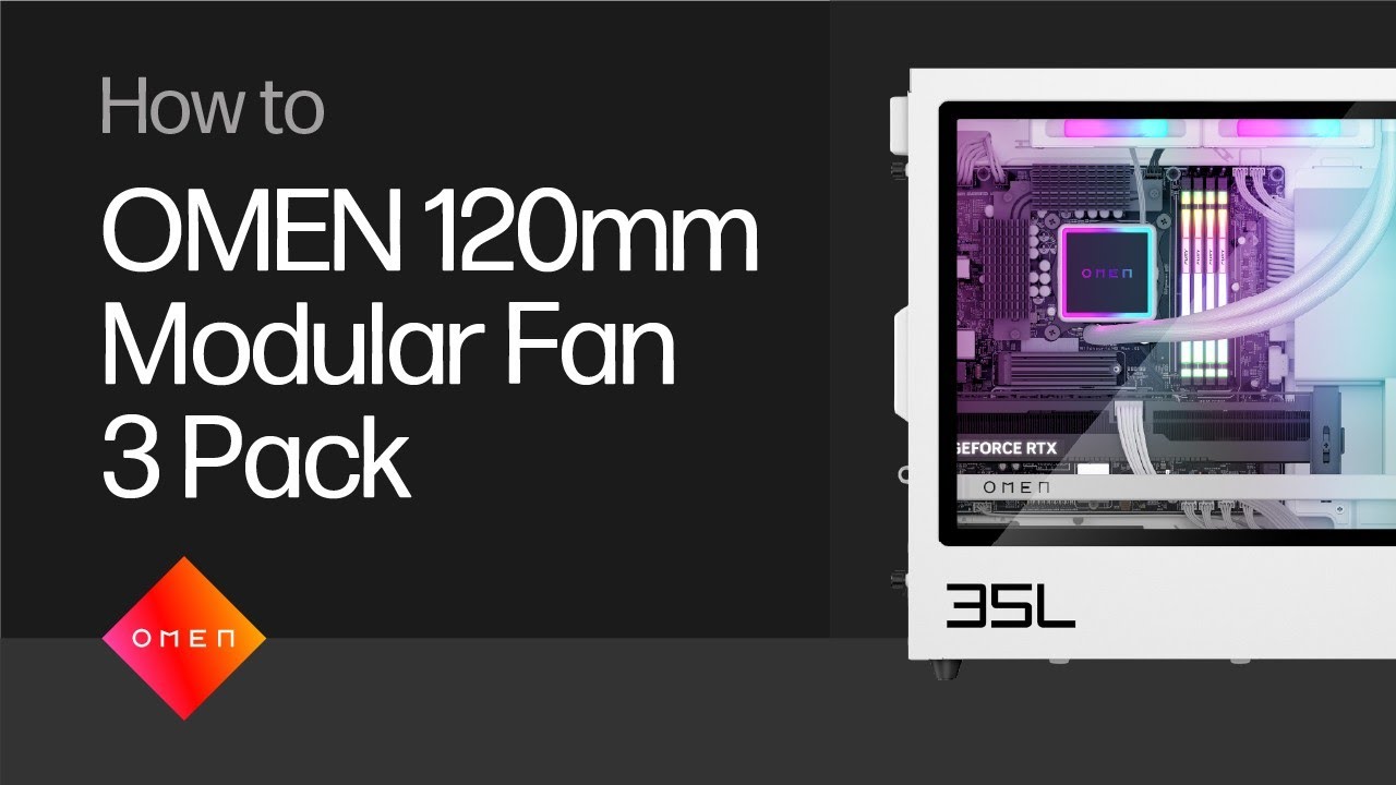 Install the OMEN 120mm Modular Fan 3 Pack | HP Support