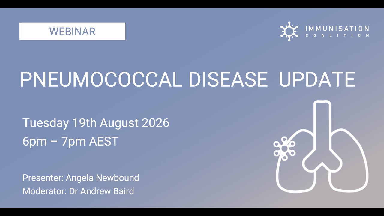 Pneumococcal Disease Update Webinar 2026