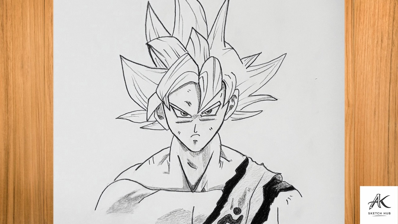 How to Draw Goku Step by Step | Dragon Ball Drawing Tutorial