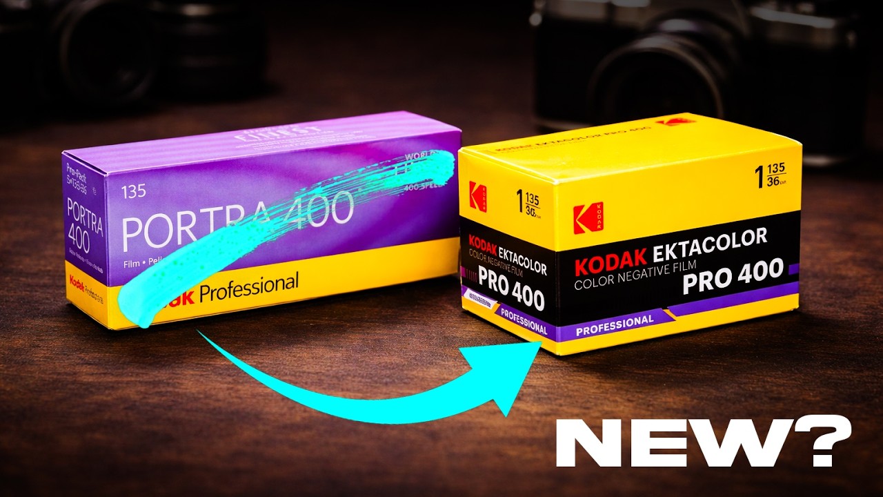 Kodak kończy z markami Portra i Tmax...