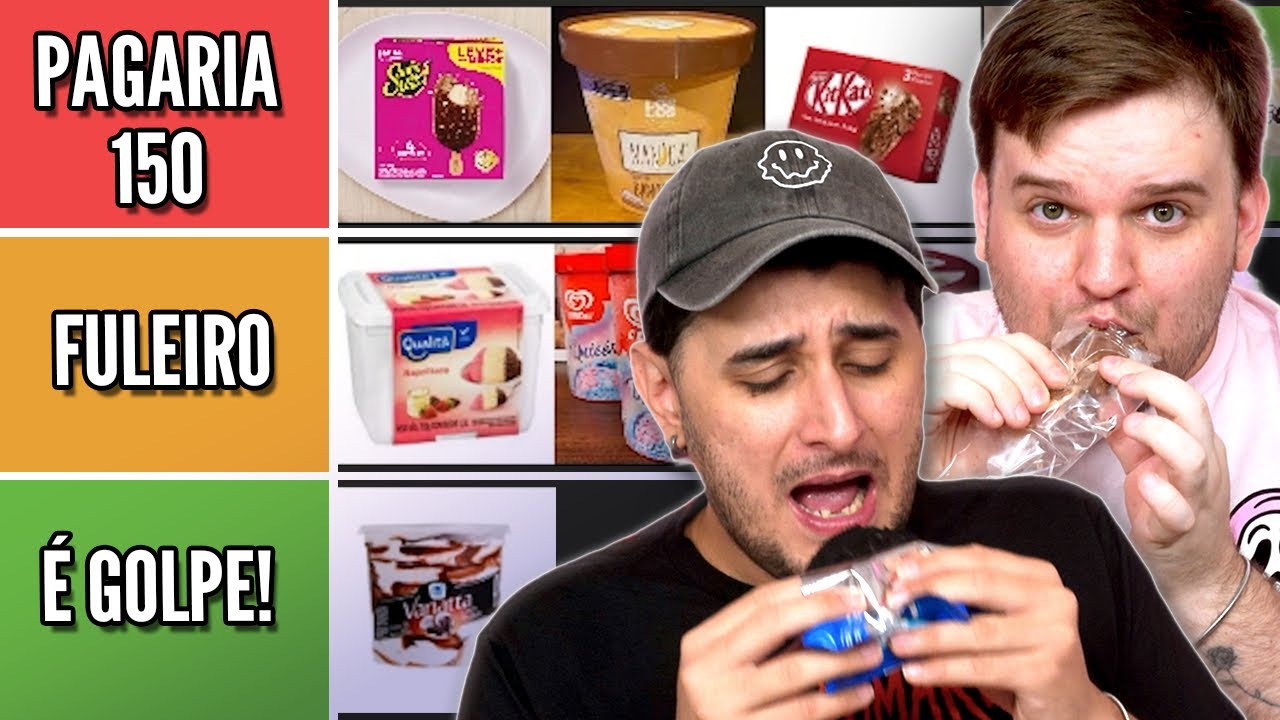 Provando sorvetes: MAIS BARATO vs MAIS CARO