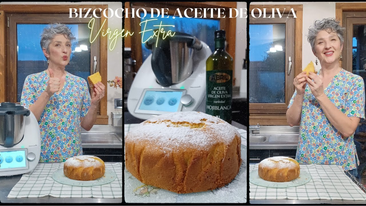 🫒 BIZCOCHO DE ACEITE DE OLIVA 🫒  con Thermomix® y @Aceites Abril