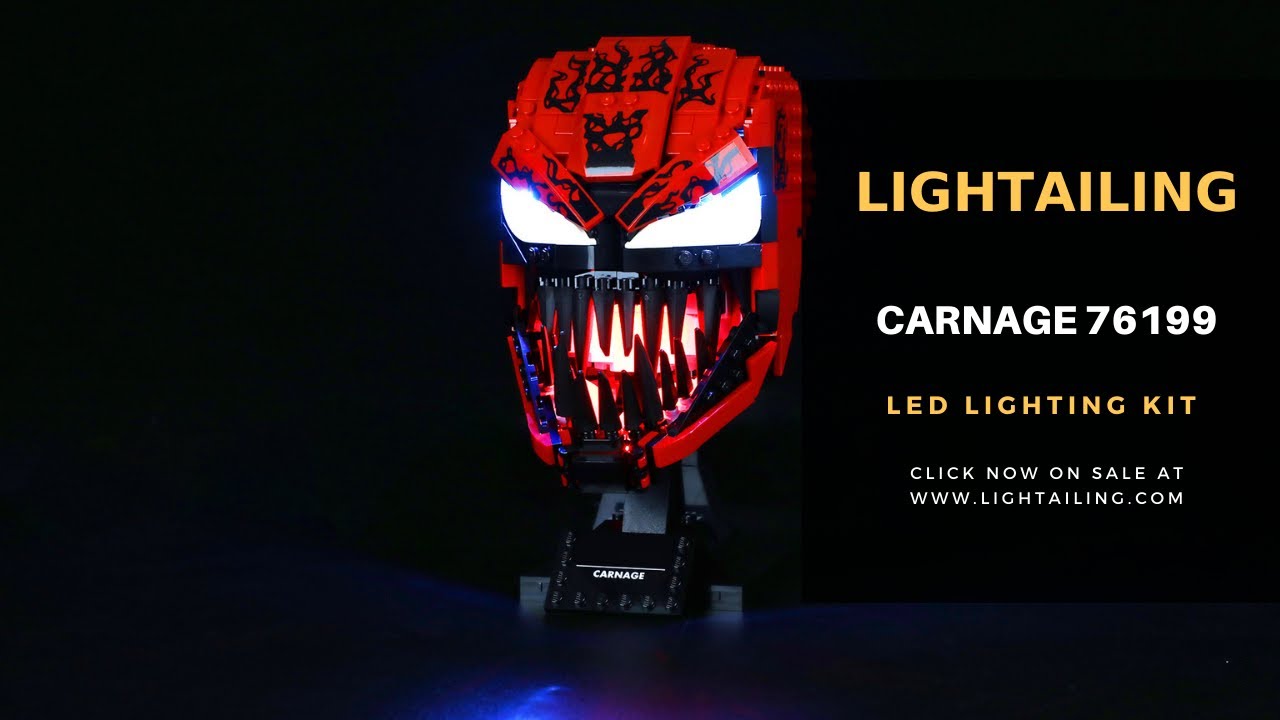 Lightailing Light Kit For Lego Carnage 76199