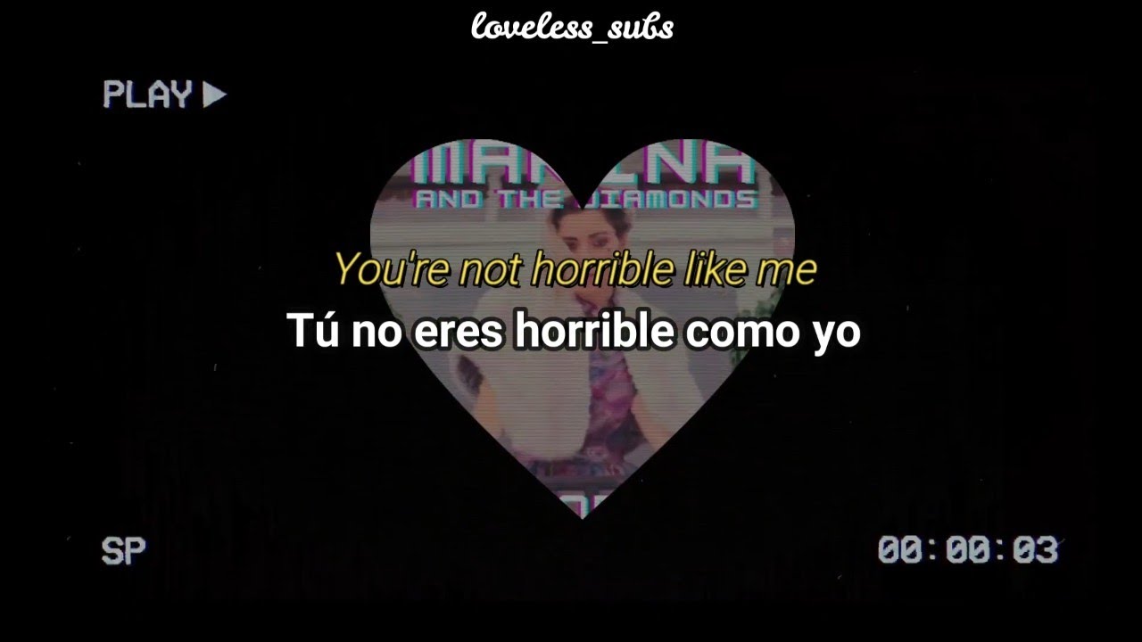 ★;; marina - horror pop ! (clear voice) // lyrics + sub español