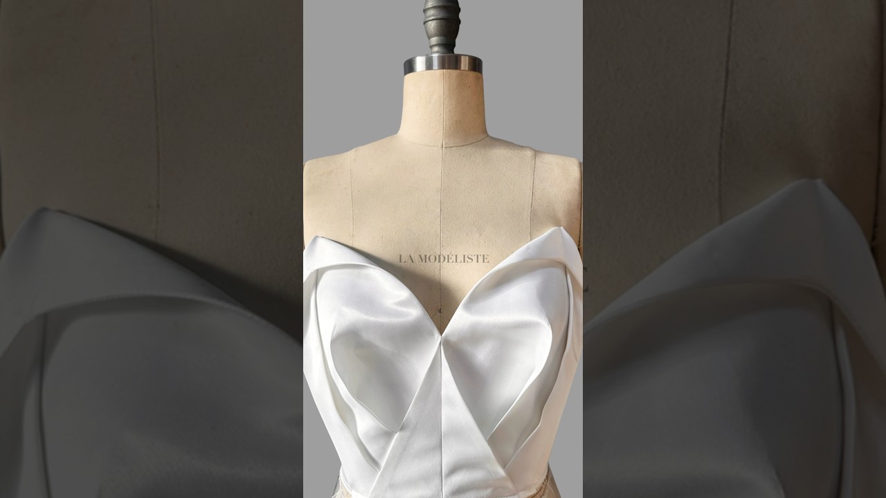 Origami Bustier Top Patternmaking #origamitoppattern #origamibustier