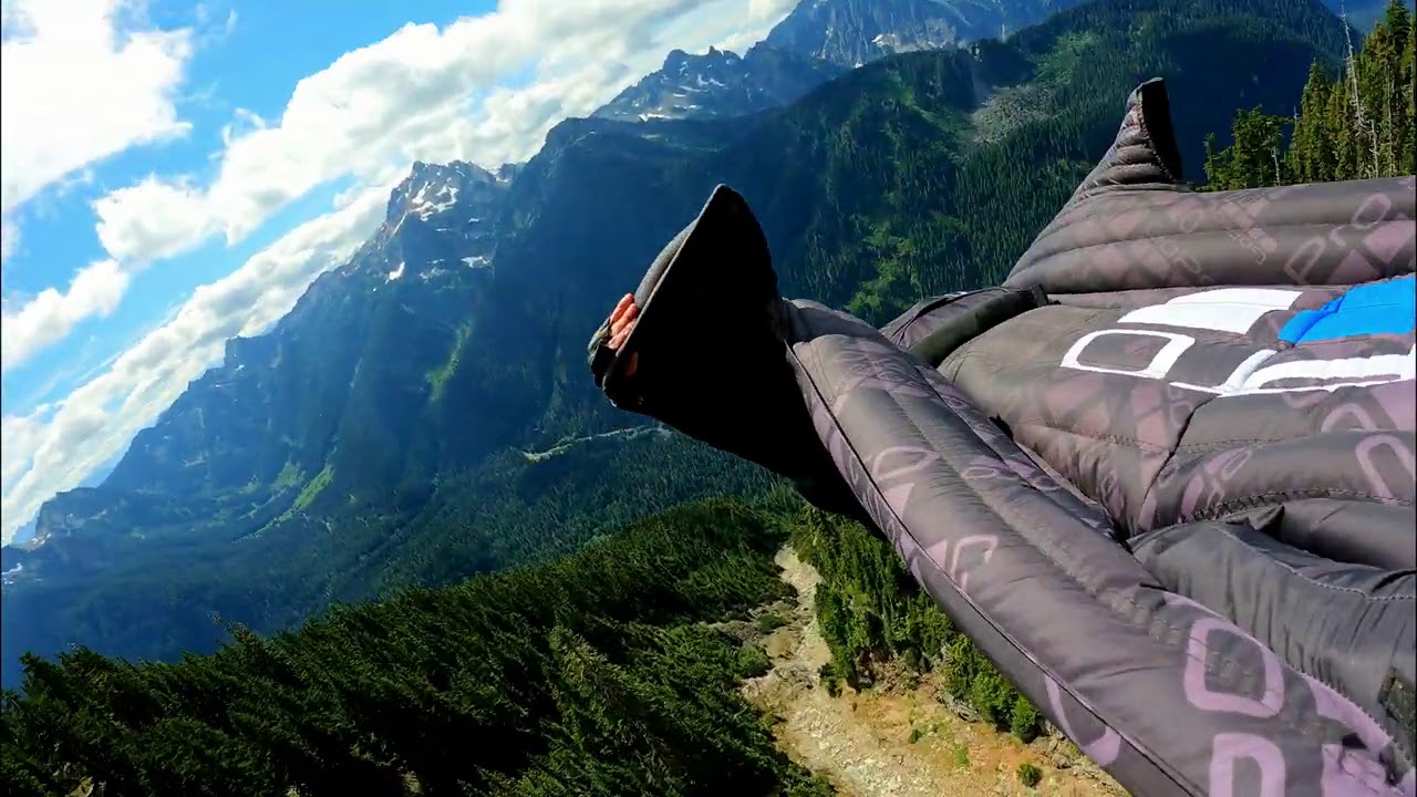 GoPro Hero 9 wing suit footage Pacific North West