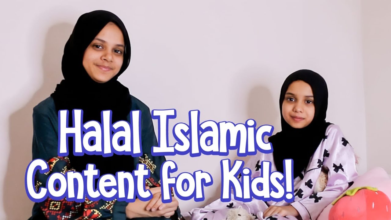 📺🩵Maryam and Fatima Discovering Muslim Kids TV | Halal Islamic Contents for Kids🥰