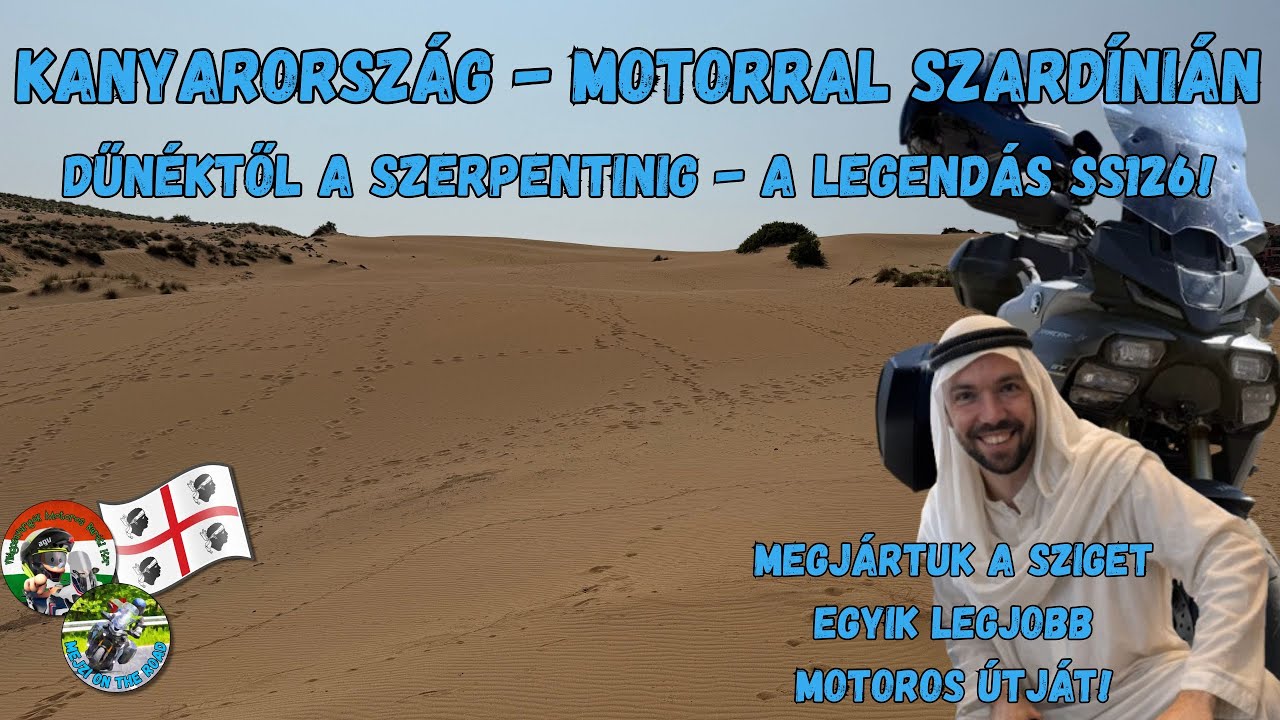 Kanyarország - Motorral Szardínián 5/10.: Dűnéktől a szerpentinig - A legendás SS126!