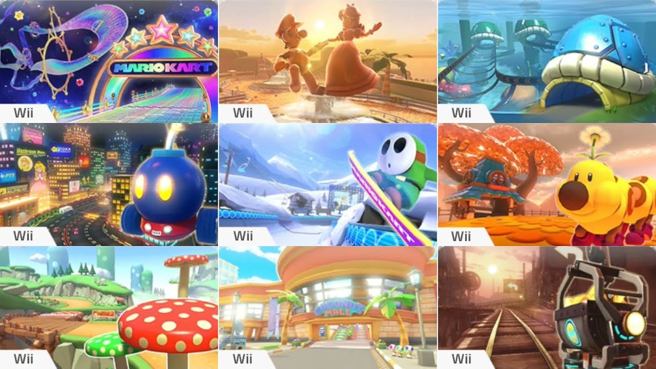 Mario Kart 8 Deluxe - Wave 6 // All 11 Mario Kart Wii Courses [150cc]
