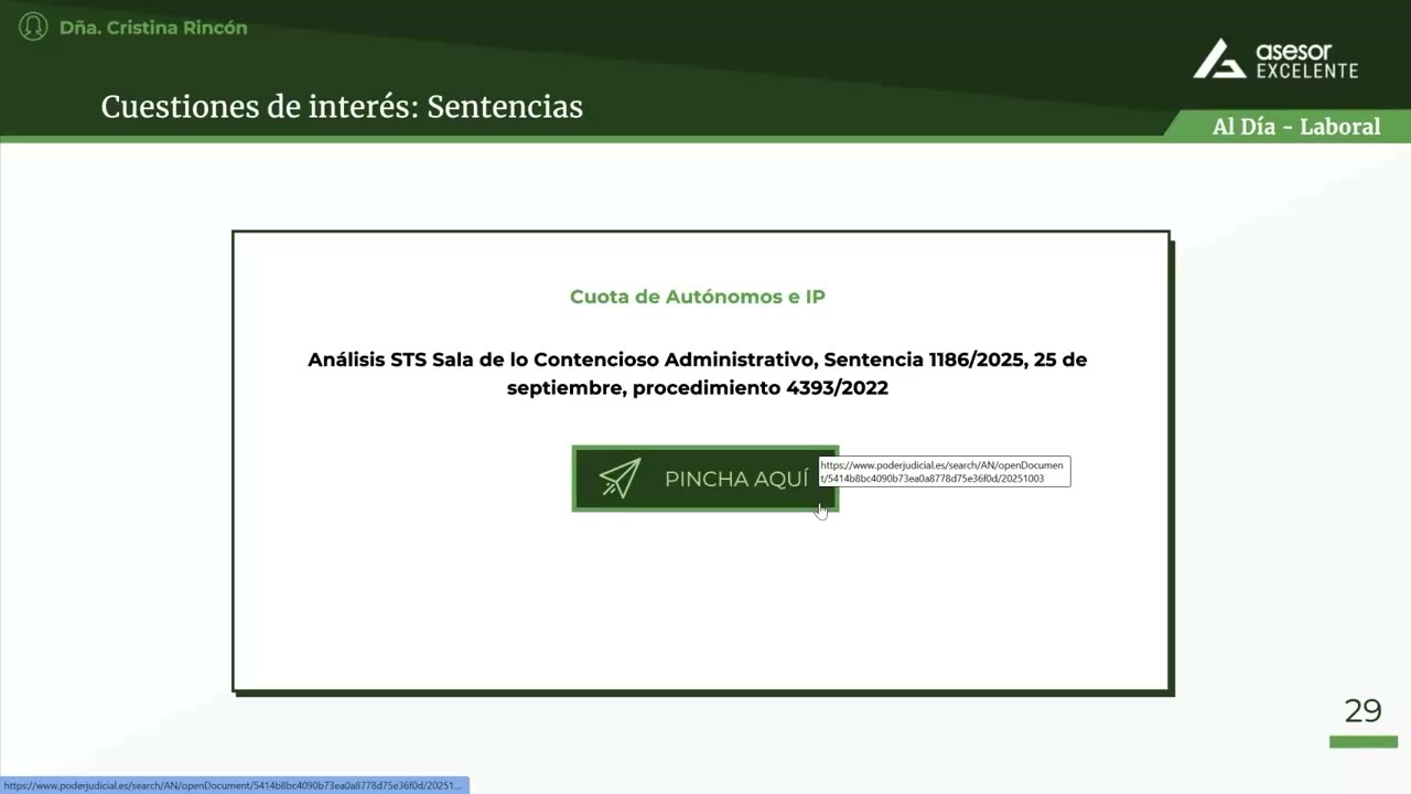 Curso de Asesor al Día Laboral. Mes de Enero de 2026