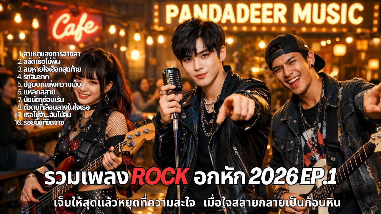 รวมเพลงร็อกอกหัก EP.1 l เจ็บให้สุดแล้วหยุดที่ความสะใจ เมื่อใจสลายกลายเป็นก้อนหิน ฟังยาว ๆ 1 ชั่วโมง