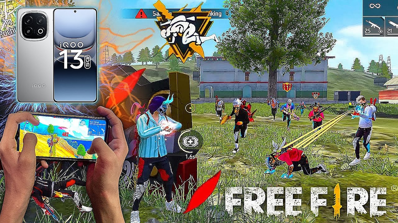 iQOO 13 UNBOXING GamePlay FREEFIRE ! IQOO 13 X FREEFIRE 99% Headshot Rat poco