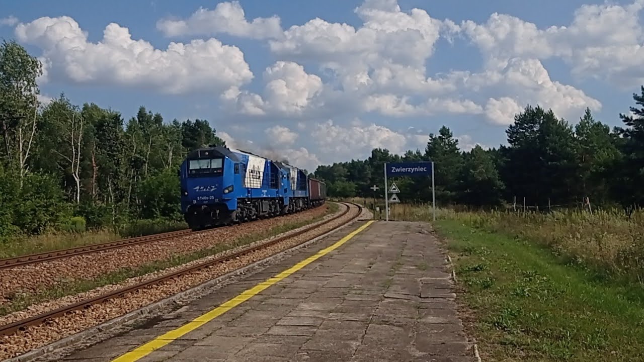 Wakacyjne pociągi w Zwierzyńcu. Uwaga Pociąg.