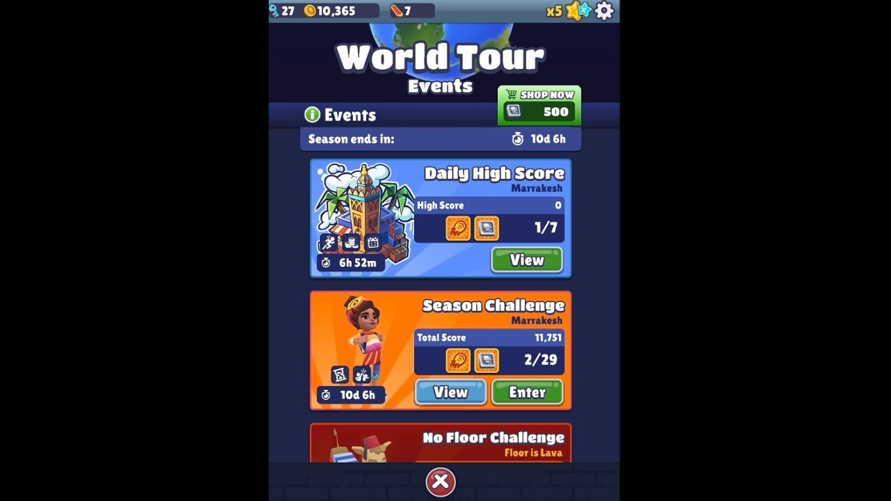 Subway surfers Apple Arcade doing some events