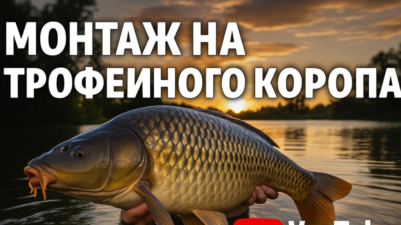 Монтаж та оснастка на трофейного коропа та амура | Перевірені рішення для великої риби