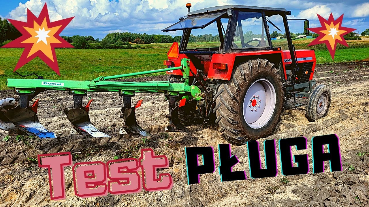 Test Pługa w Orce po Modernizacji  Ursusem c 385