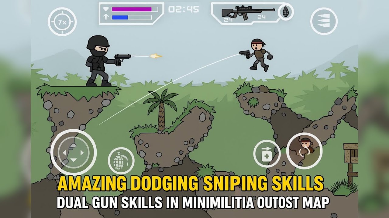 “EPIC DODGES & SNIPES | Dual Gun Domination in Outpost!