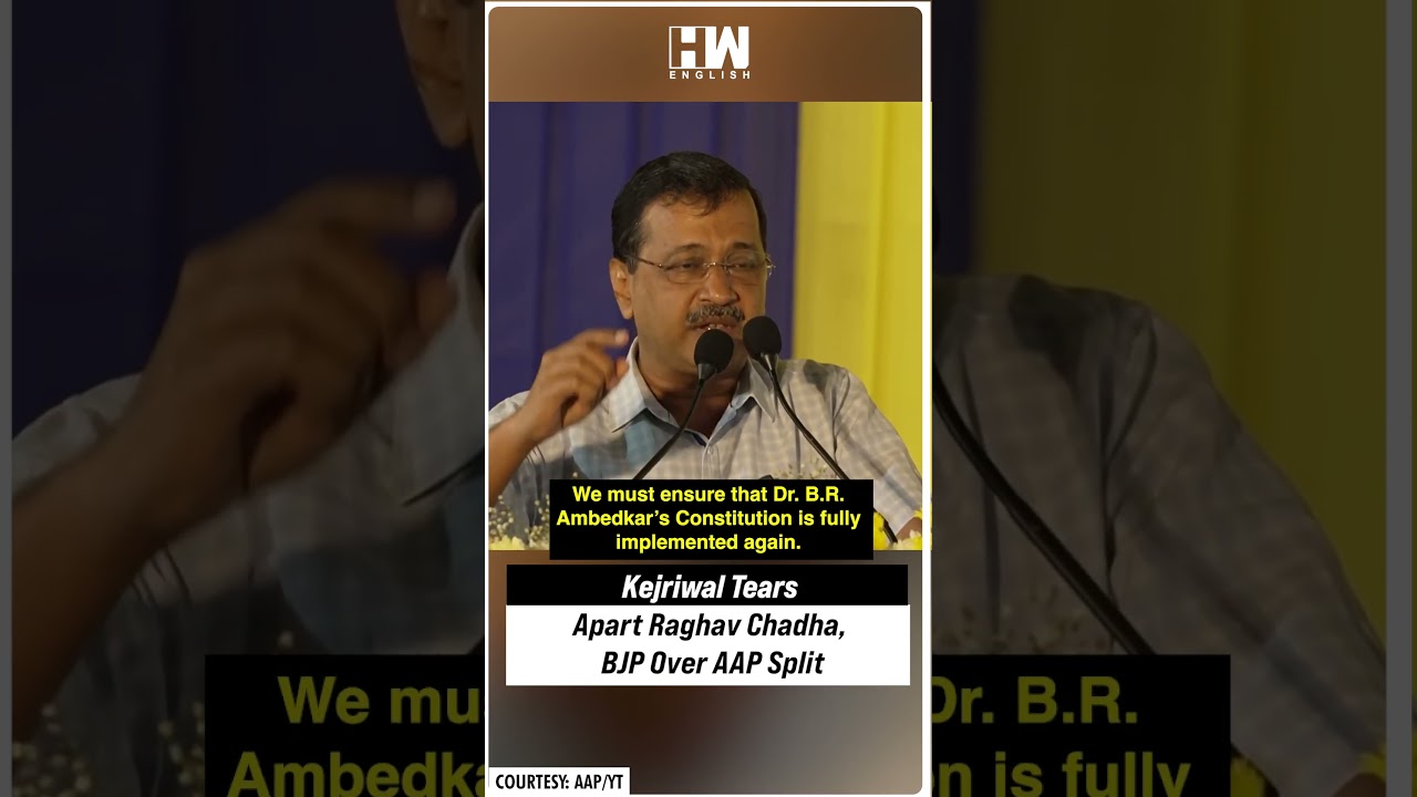 #Shorts | Arvind Kejriwal Tears Apart Raghav Chadha, BJP Over AAP Split | Punjab | Rajya Sabha MPs