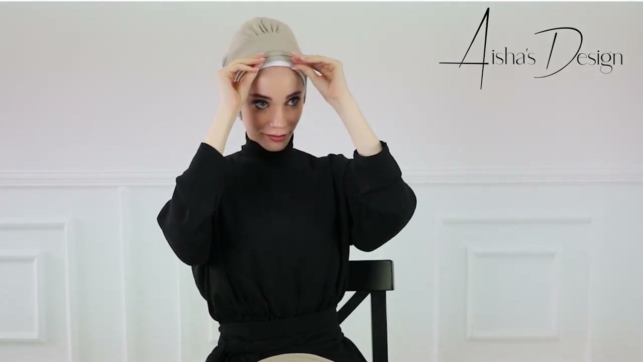 How to wear Pleated Instant Turban made from High Quality Combed Cotton | B-74