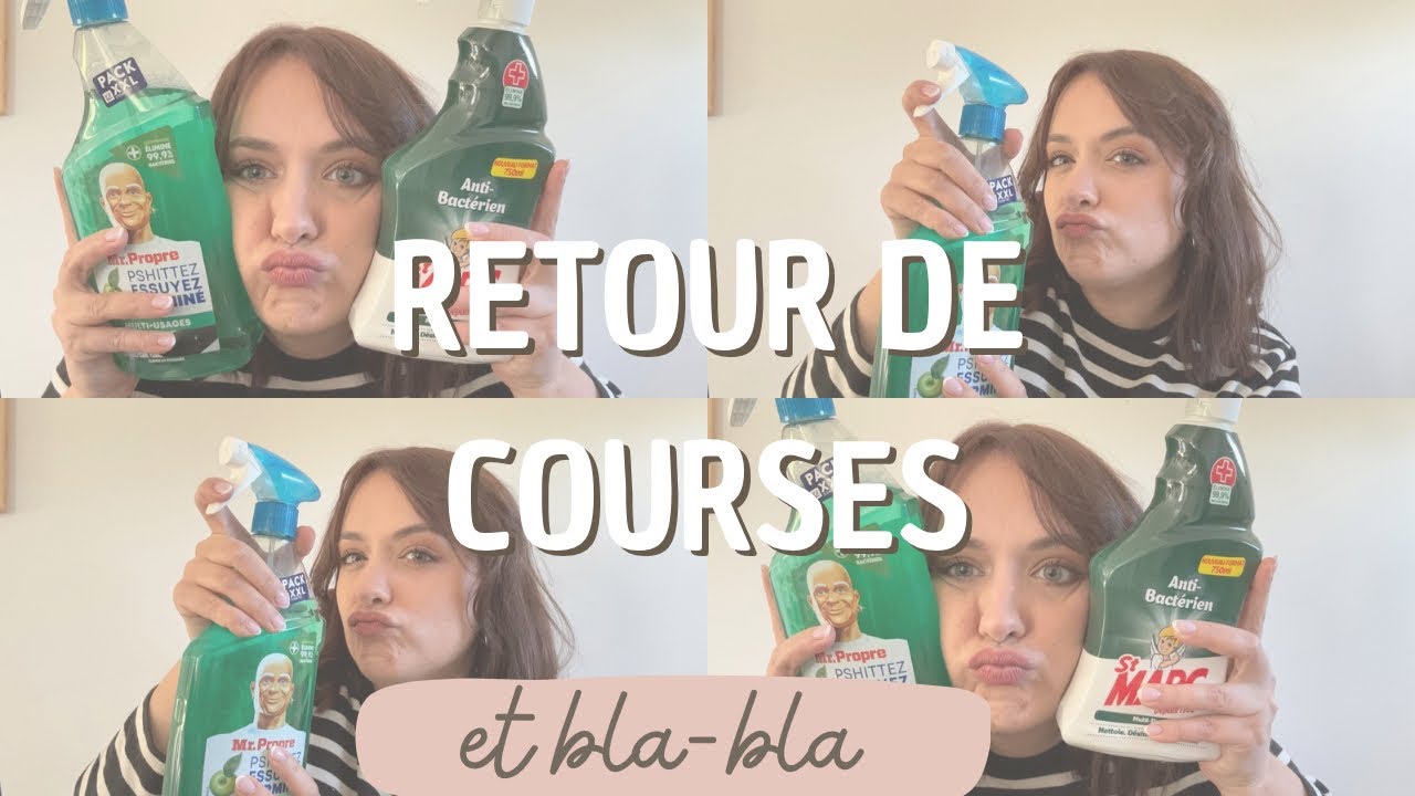 ASMR ⭐️ RETOUR de COURSES 🍊🧴