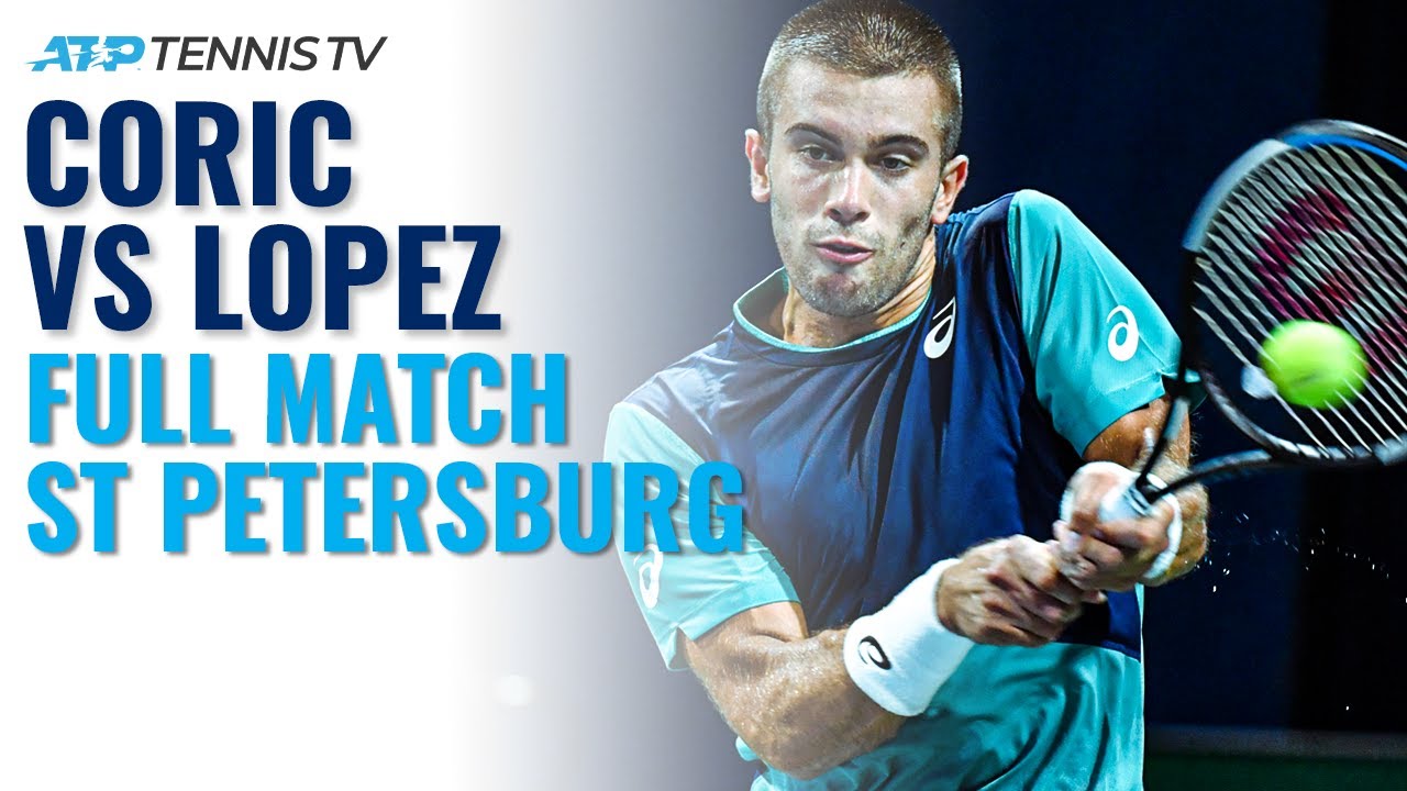 Feliciano Lopez v Borna Coric - Full Tennis Match | St Petersburg 2020