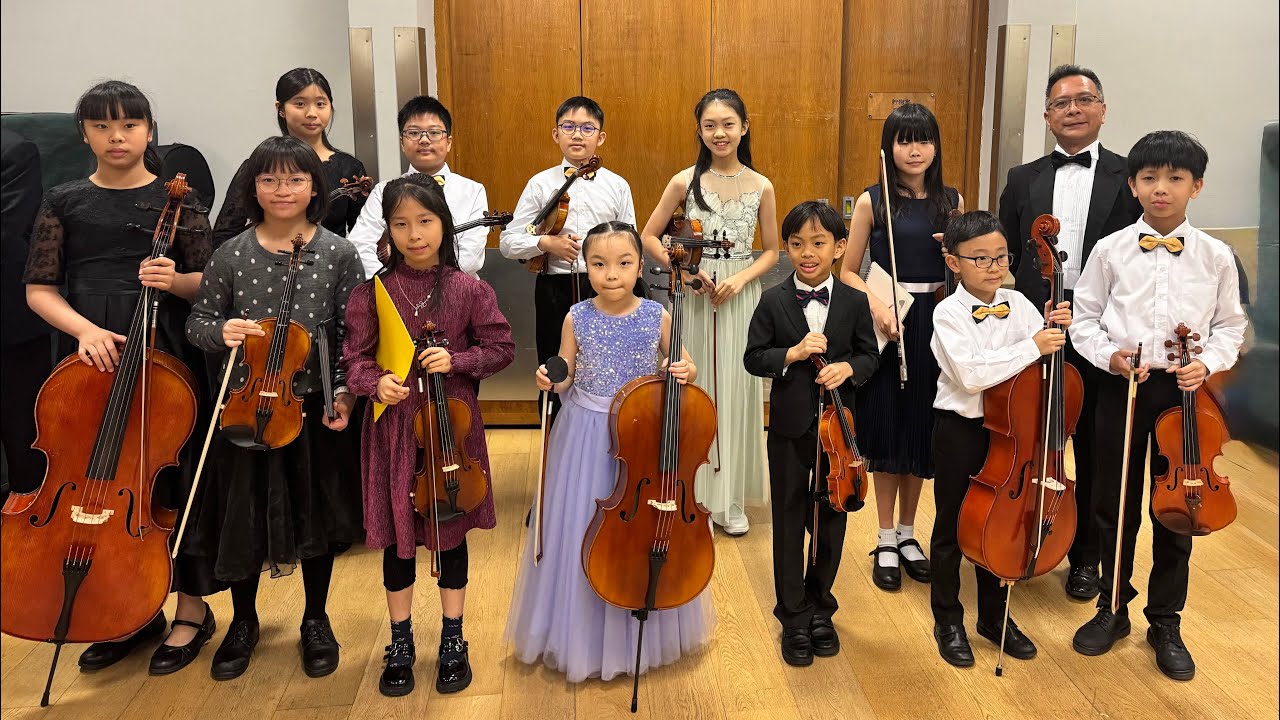Fiocco Allegro, Hong Kong Strings Little Virtuosos rehearsal at Culture Center, 香港弦樂團小演奏家, 文化中心綵排