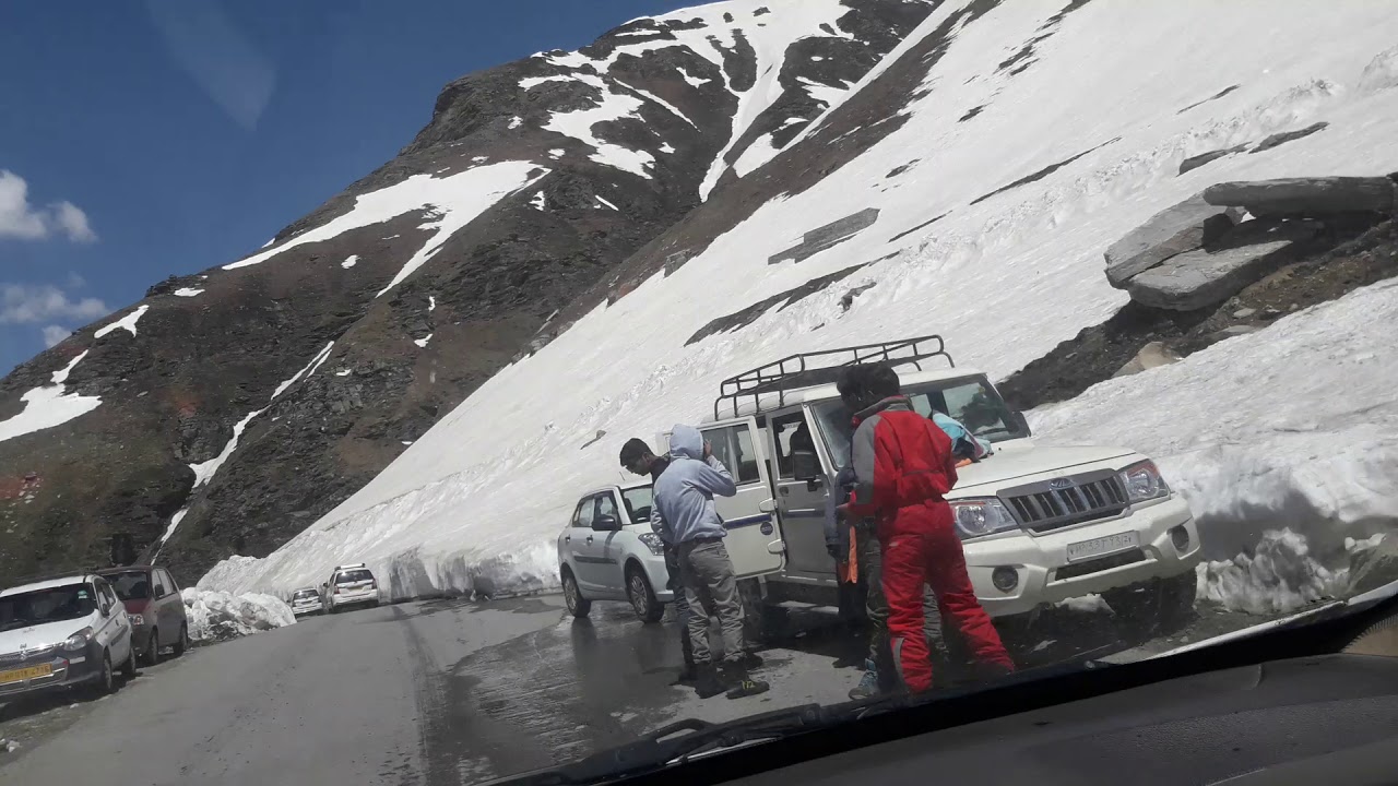 rohtang pass now open first video