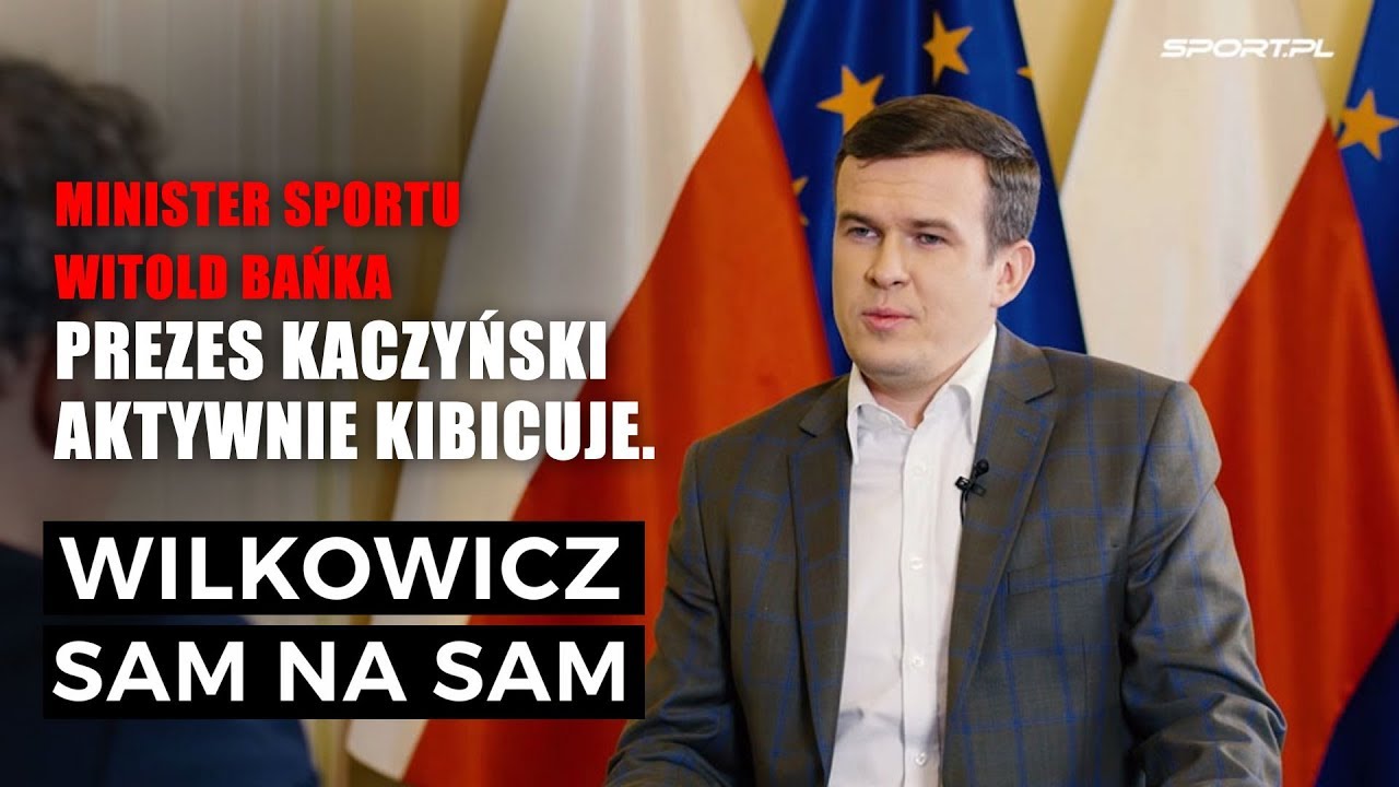 Minister Sportu Witold Bańka gościem Sam na Sam.