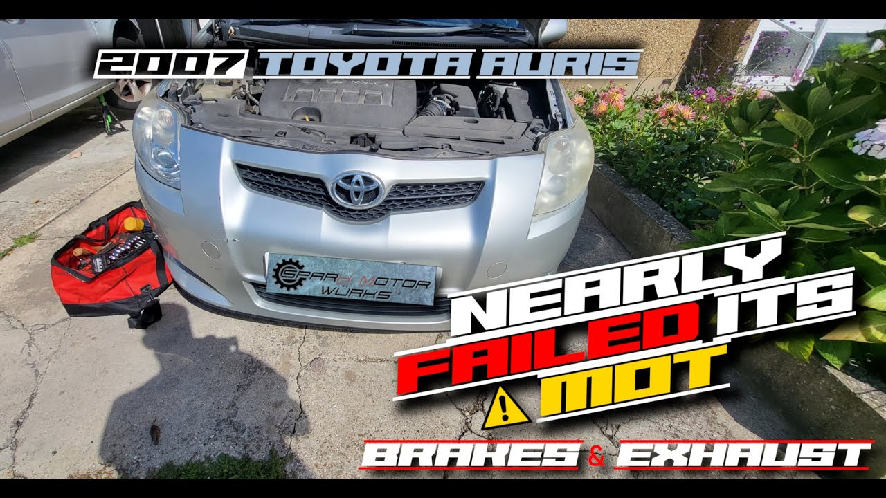 This Toyota Auris Nearly FAILED Its MOT – Rear Brakes, Exhaust & Oil Sorted In Time