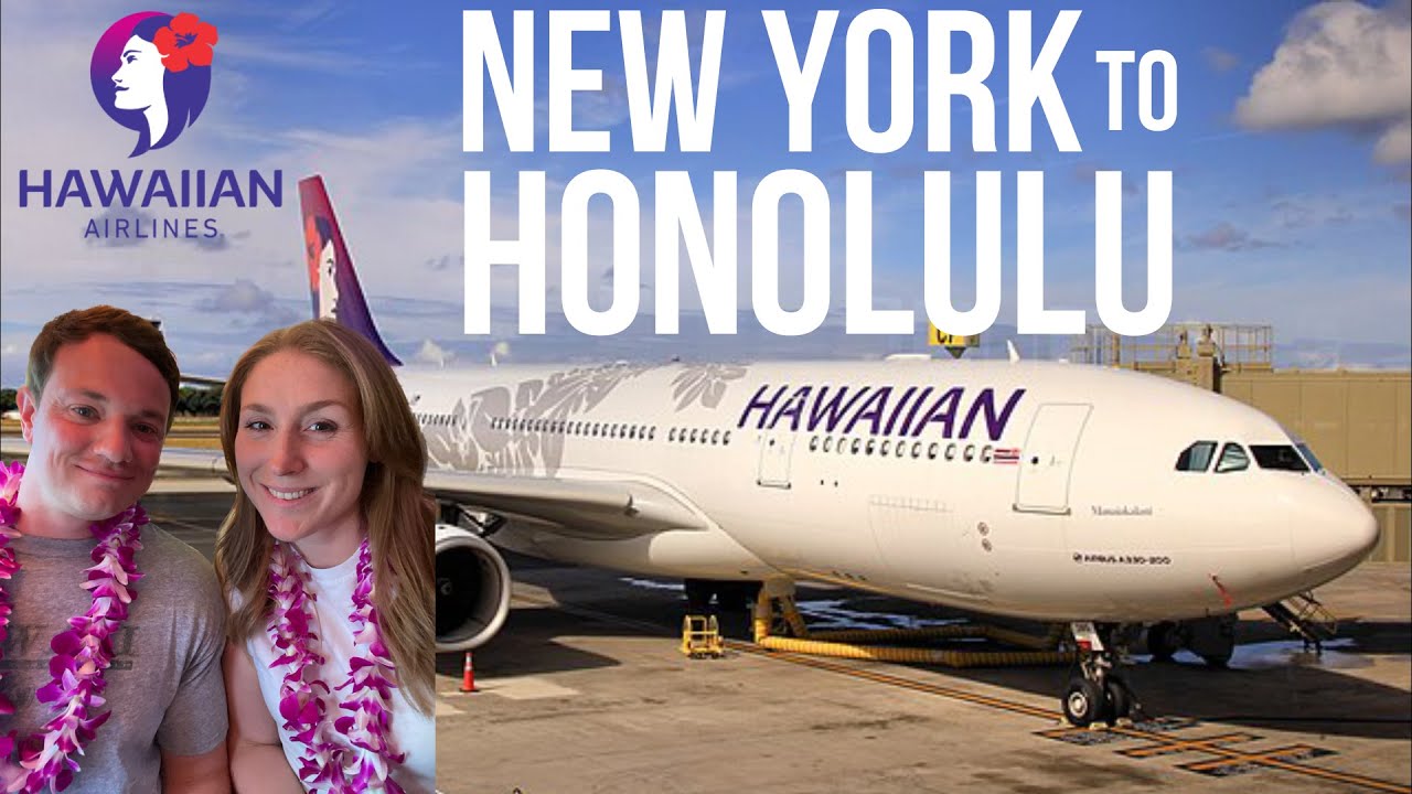 10,5-ЧАСОВОЙ ВНУТРЕННИЙ РЕЙС | Hawaiian Airlines A330-200 | JFK - HNL ЭКОНОМ