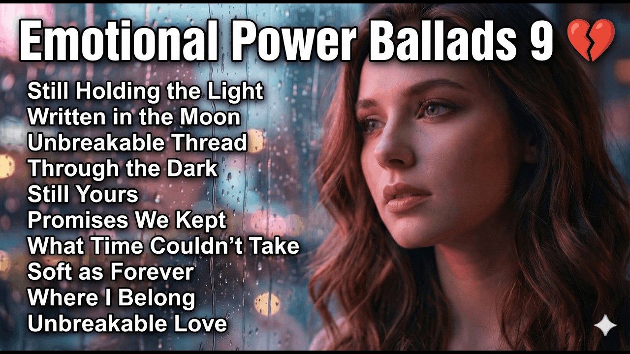 Emotional Power Ballads 9 | Unbreakable Love & Healing Songs 💔🖤🔒❤️ #powerballads #EmotionalSongs