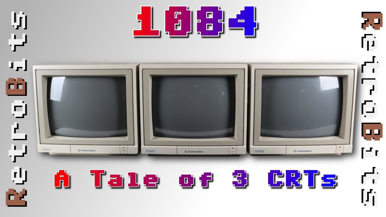 Repairing my childhood Commodore 1084S monitor + RGB SCART mod!