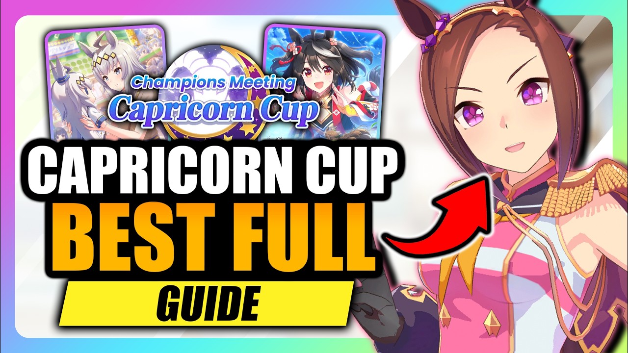 Capricorn Cup Umamusume (BEST FULL GUIDE) How To Win, Build, Team, Prep - Uma Musume Capricorn Cup