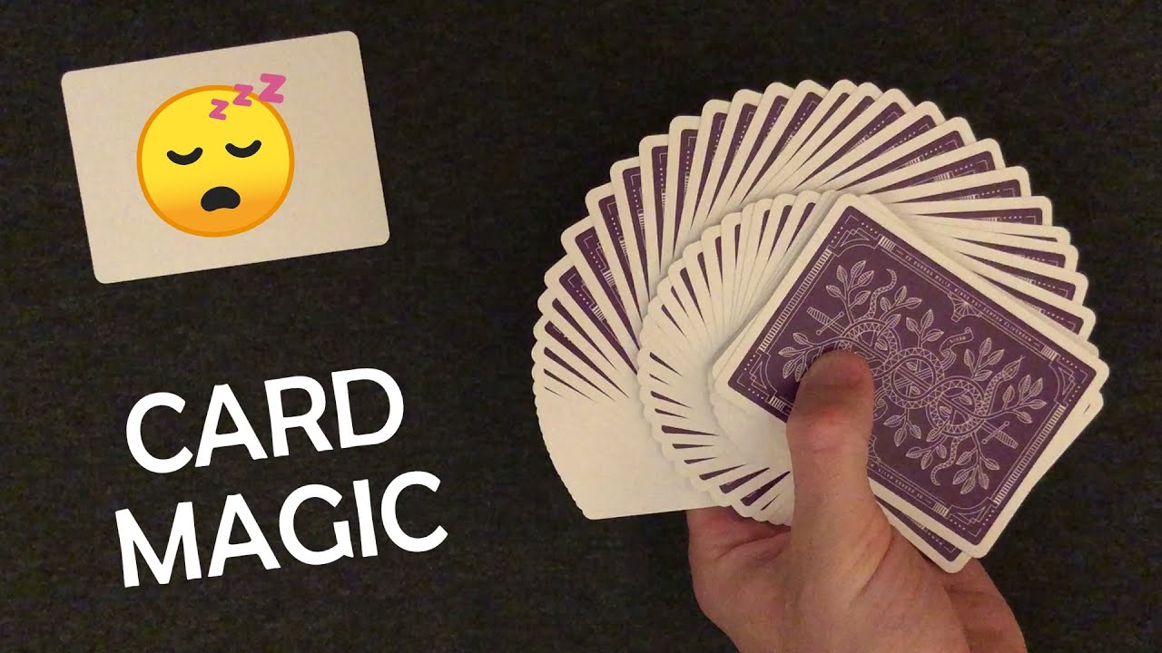 [ASMR] Relaxing Whispered CARD MAGIC