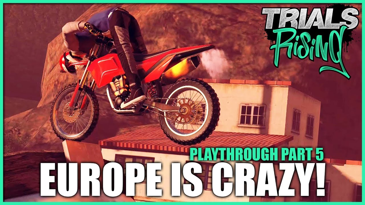 The TRACKS in EUROPE are INSANE! (Trials Rising)