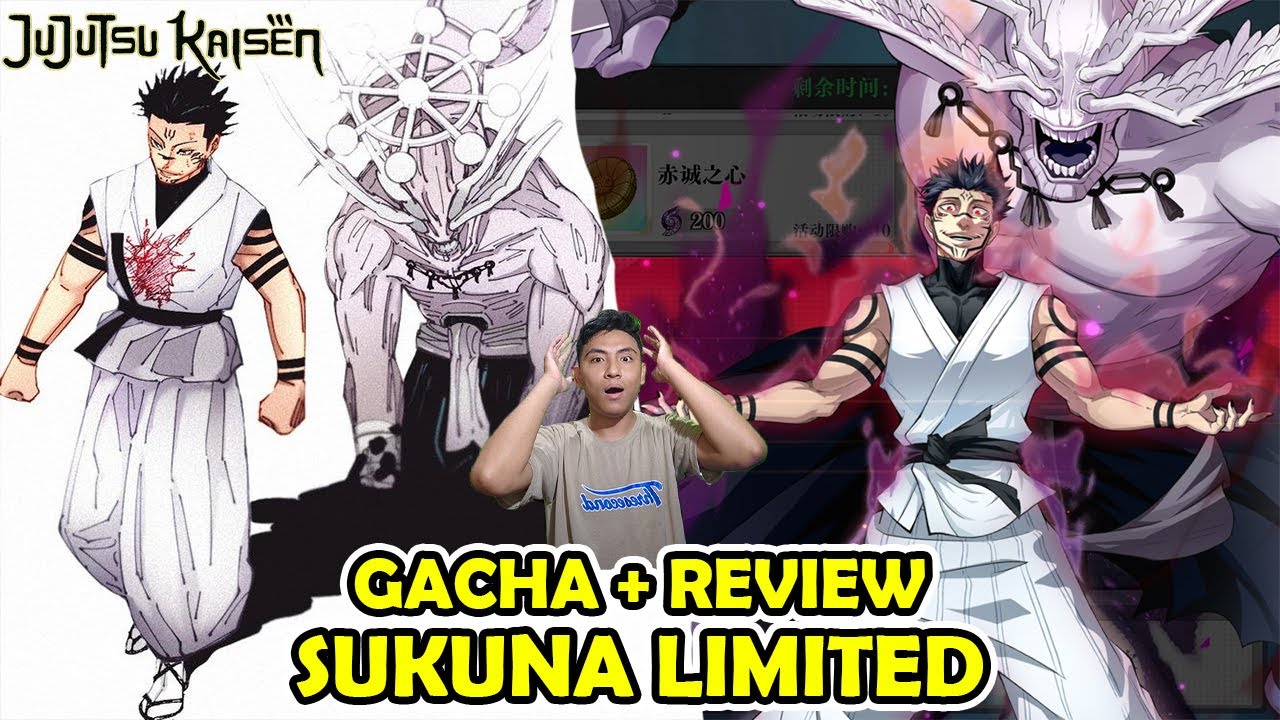 GACHA 650X DAN REVIEW KARAKTER TERKUAT SUKUNA LIMITED !! BISA SUMMON MAHORAGA - JUJUTSU SOULBOUND