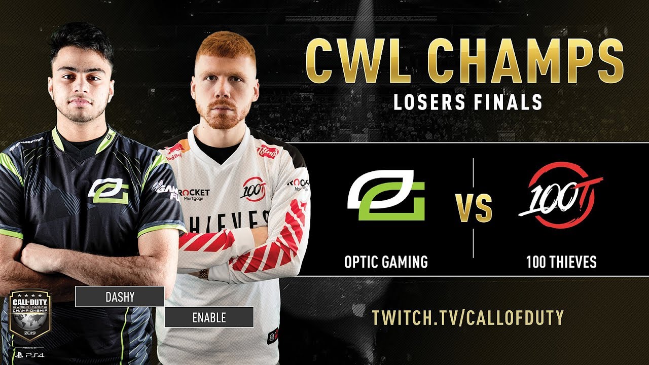 Optic Gaming vs 100 Thieves | CWL Champs 2019 | Day 5