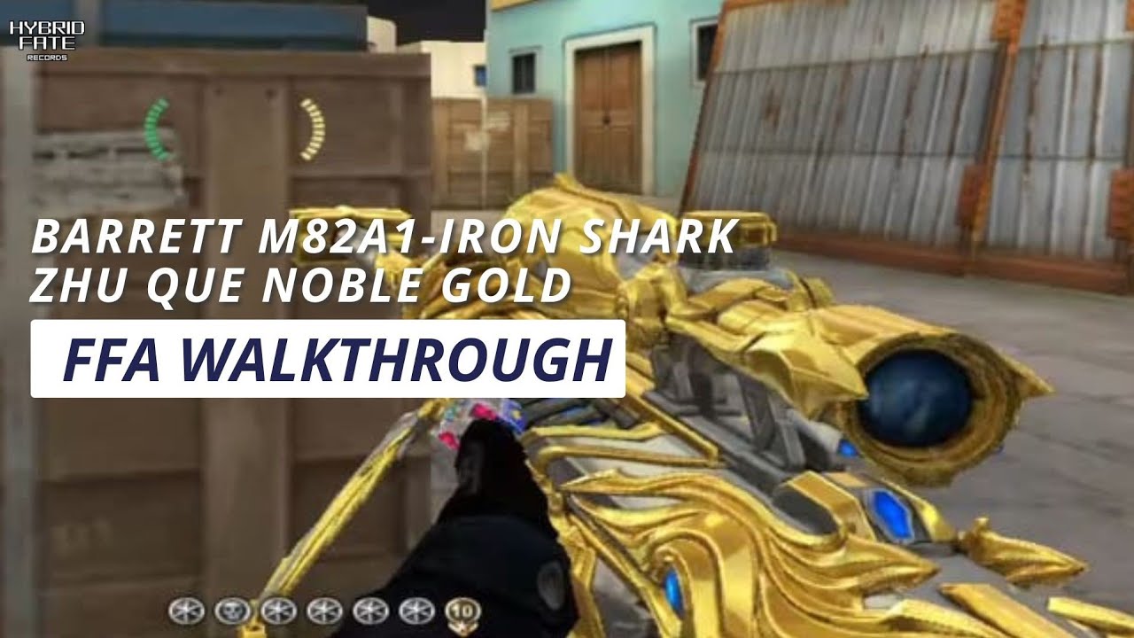 [CrossFire Philippines] Barrett M82A1-Iron Shark Zhu Que Noble Gold Walkthrough!