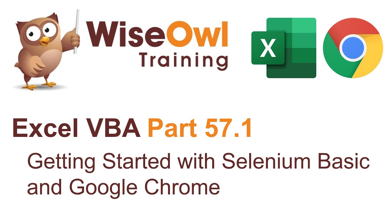 Введение в Excel VBA, часть 57.1 — Начало работы с Selenium Basic и Google Chrome